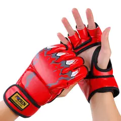 PUREPOWER - Guantes de medio dedo para entrenamiento de taekwondo