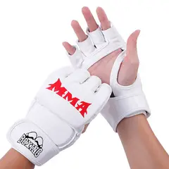 PUREPOWER - Guantes de medio dedo MMA para entrenamiento de taekwondo