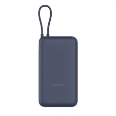 XIAOMI - 33W Power Bank 20000mAh Integrated Cable Blue GL