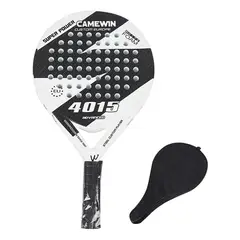 BLWOENS - Pala de Padel CONTROL Fibra Vidrio Raqueta EVA - Blanco