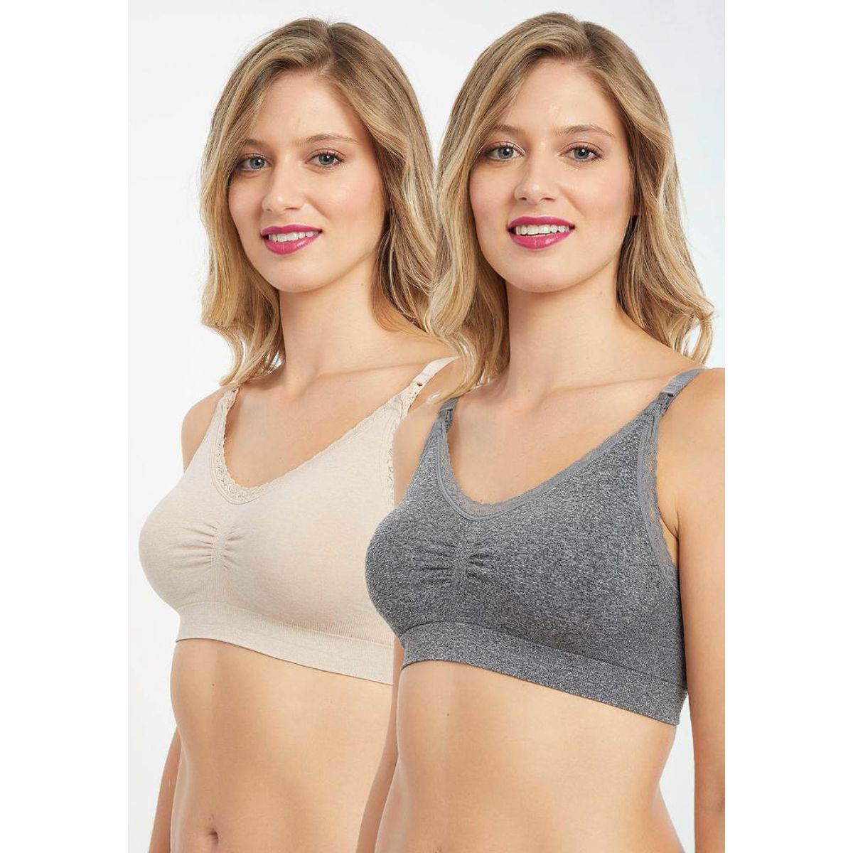 KAYSER - PACK 2X  SostenMaternal  Microfibra P2505601-NEG1 Kayser - Negro