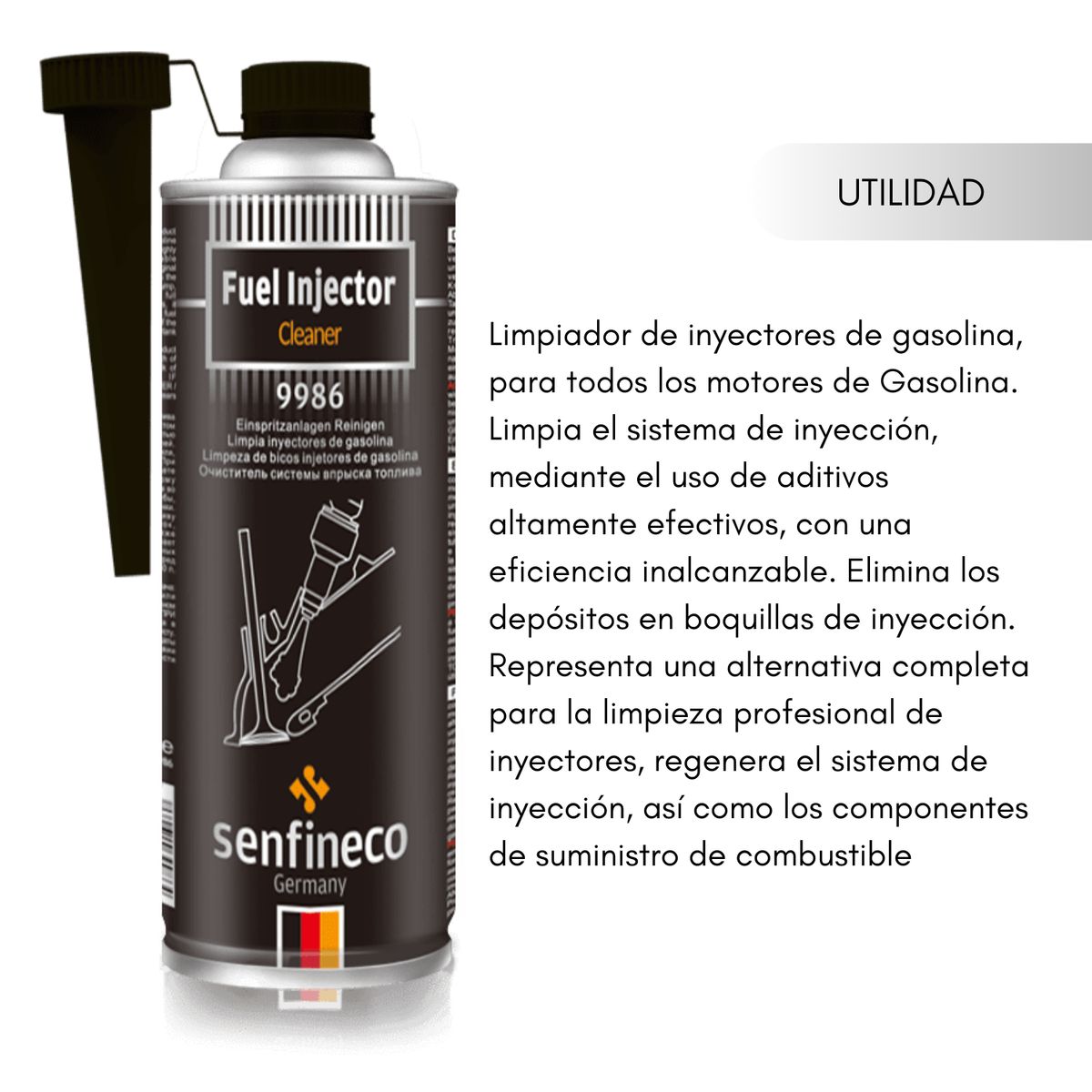 GENERICO - Limpia Inyectores Bencinero Senfineco 300ml x3