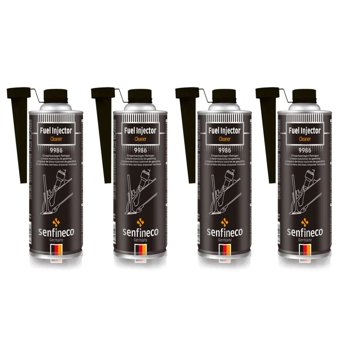 GENERICO - Limpia Inyectores Bencinero Senfineco 300ml X4