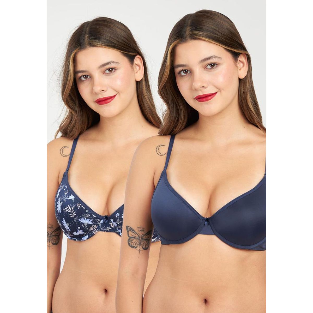 KAYSER - PACK 2X  Sosten  Push Up Microfibra P250023 Kayser