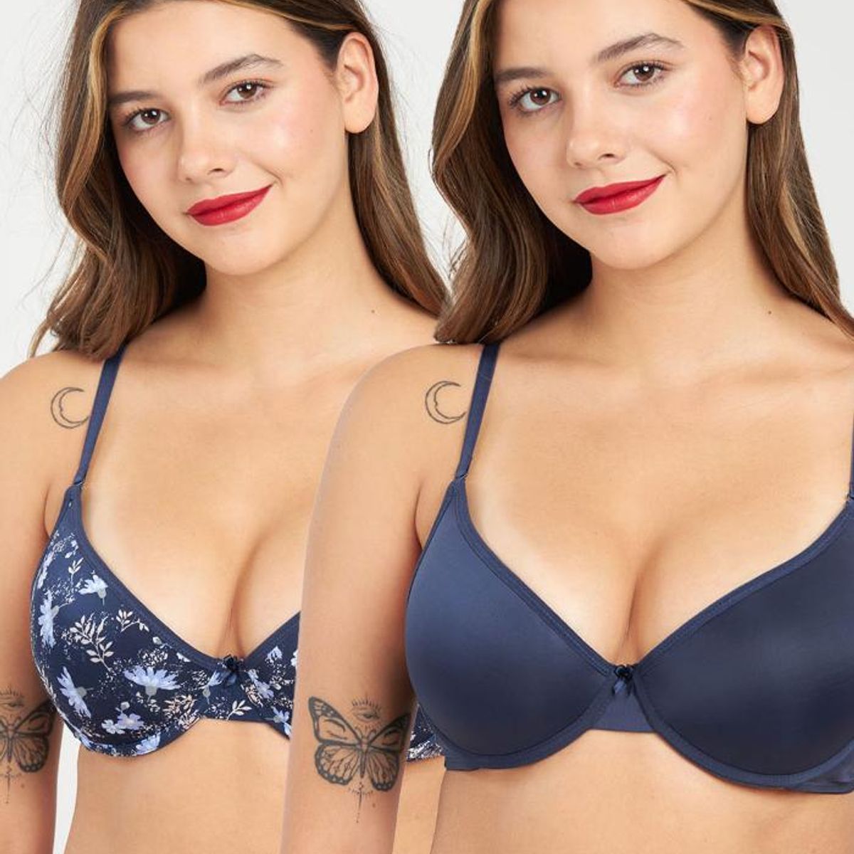 KAYSER - PACK 2X  Sosten  Push Up Microfibra P250023 Kayser