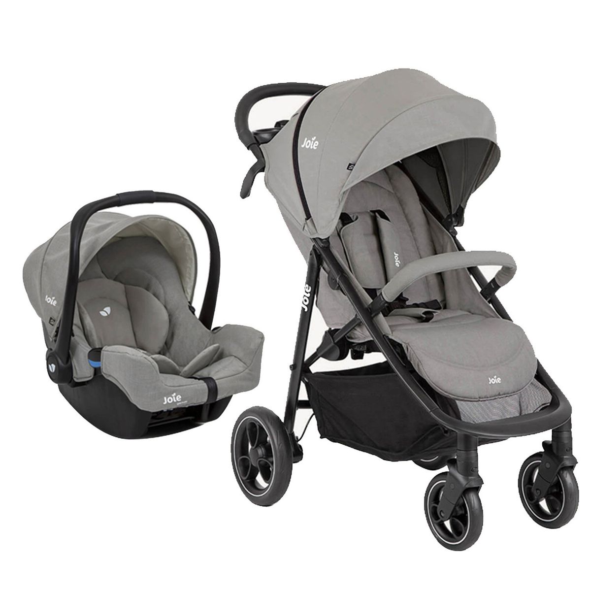 JOIE - Coche Travel System Litetrax 4 Pebble Joie