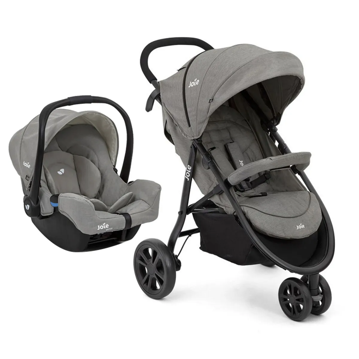 JOIE - Coche Travel System Litetrax 3 Pebble Joie