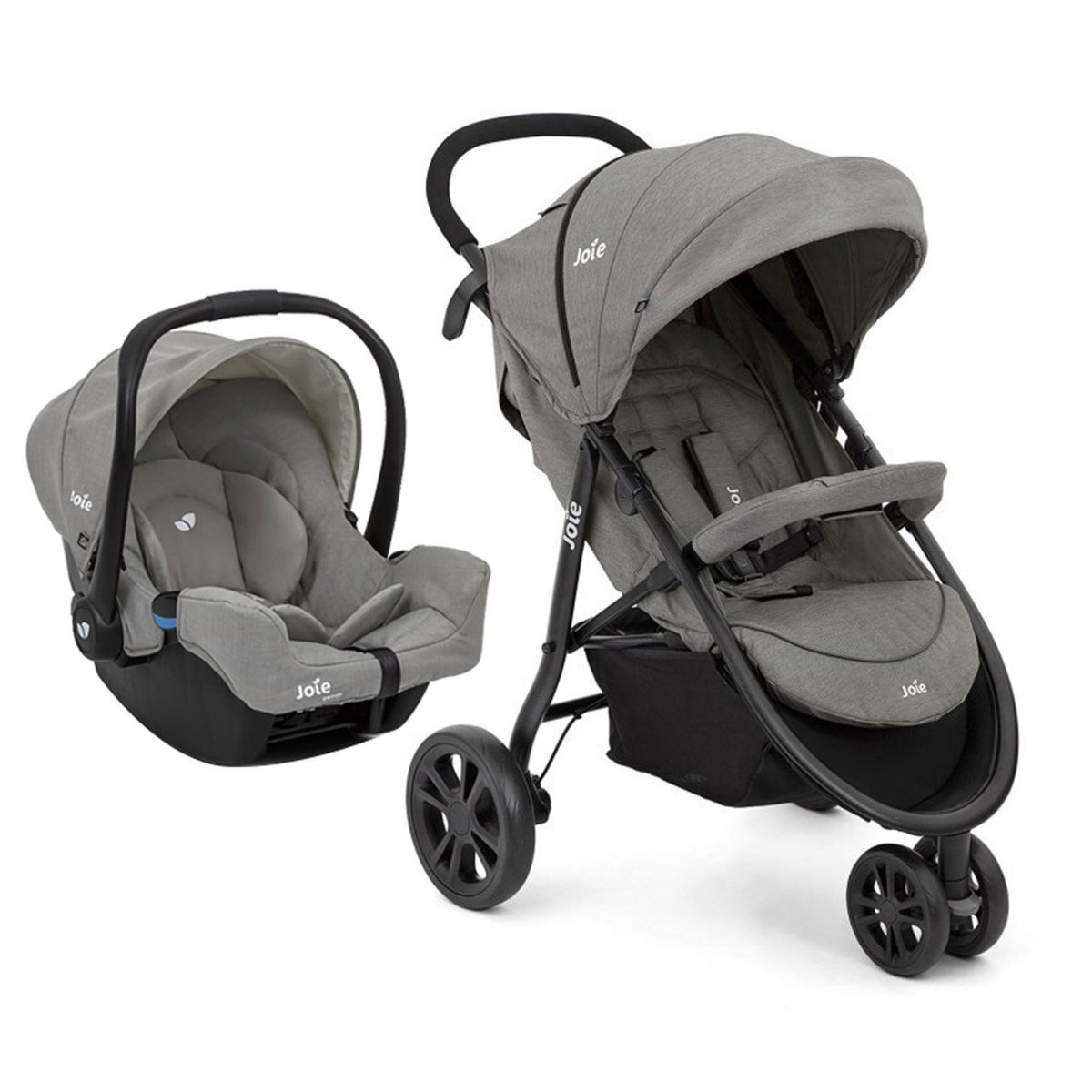 JOIE - Coche Travel System Litetrax 3 Pebble Joie