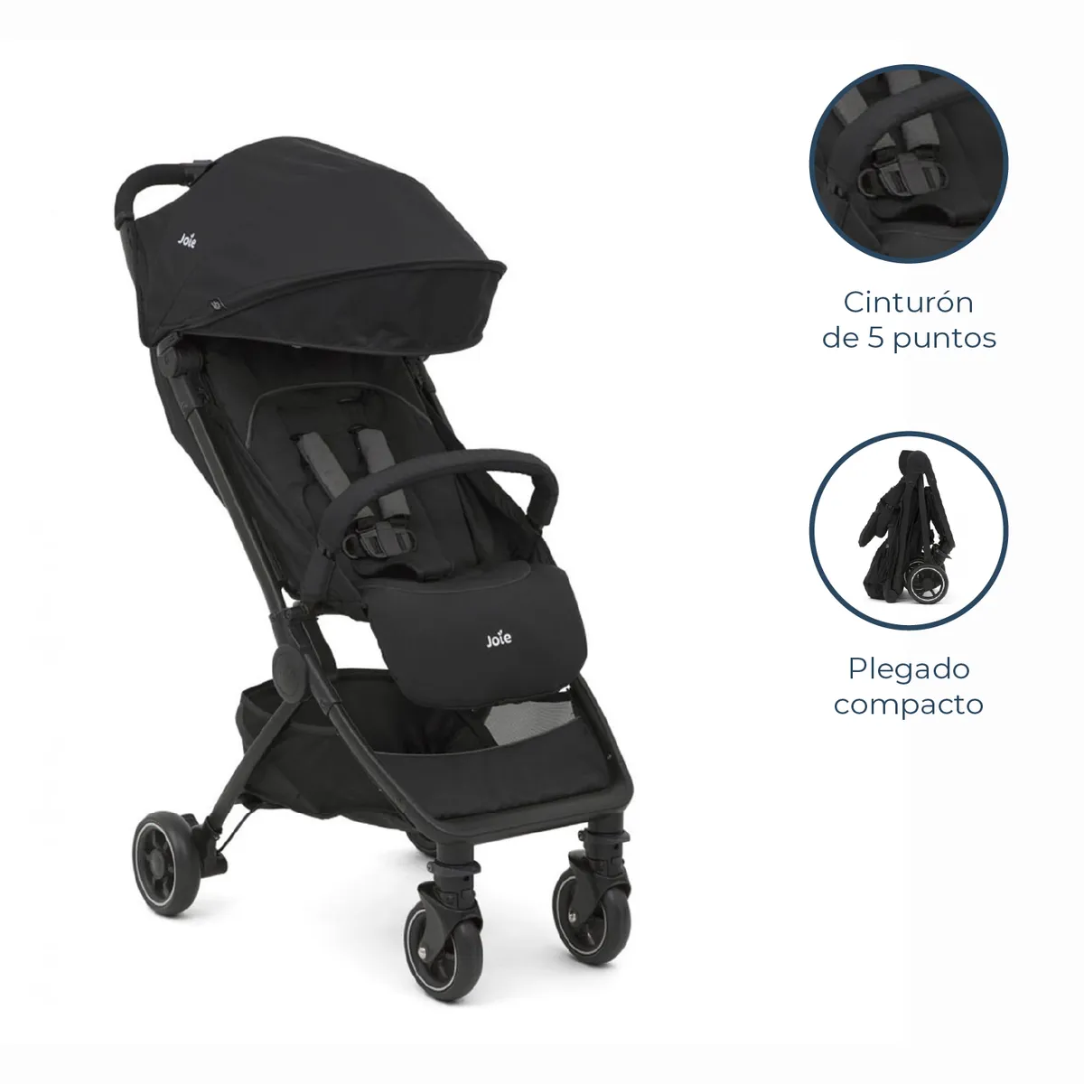 JOIE - Coche Travel System Pact Coal Joie