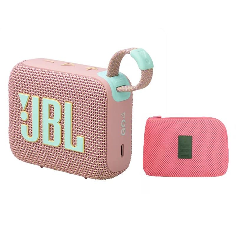 JBL - JBL Go 4 Parlante Bluetooth 5.3 Acuatico IPX67 Rosa y Estuchen