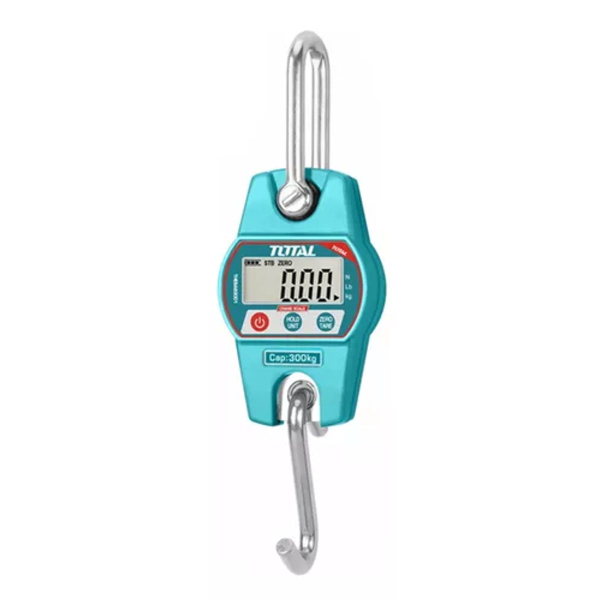 TOTAL TOOLS - Balanza Colgante Gancho Digital Portátil 300kg Total