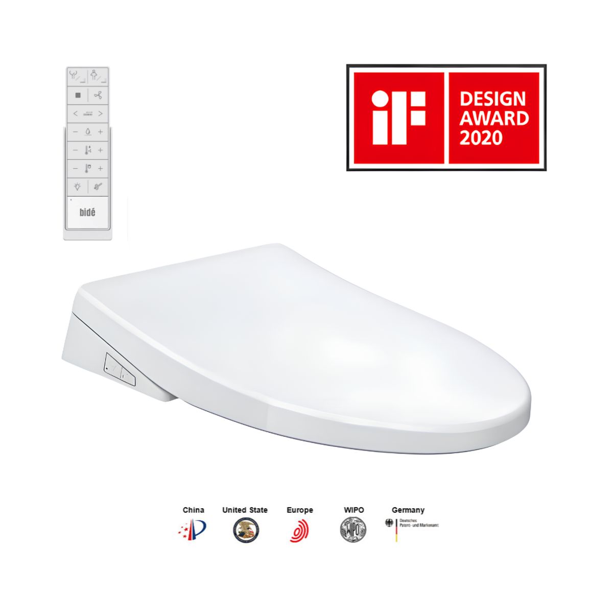 GENERICO - Tapa bidet de inodoro inteligente  Smart Toilet Seat Full
