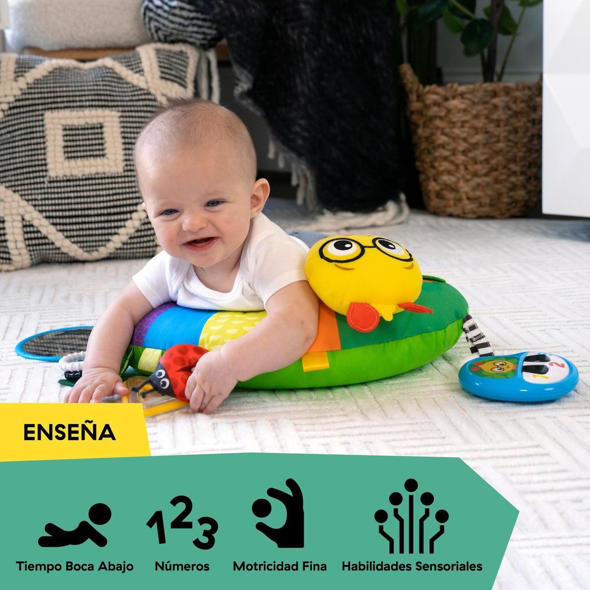 BABY EINSTEIN - Gimnasio Tummy Caterpillar Baby Einstein