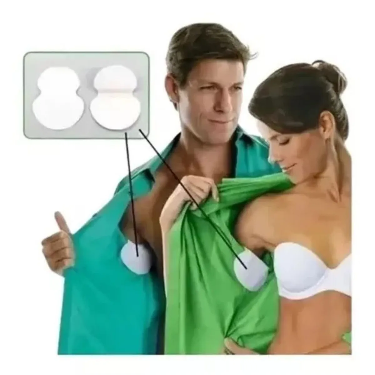 LIKE SHOP - Pack 12 Parche Protector, Almohadilla Axilas. Desechables