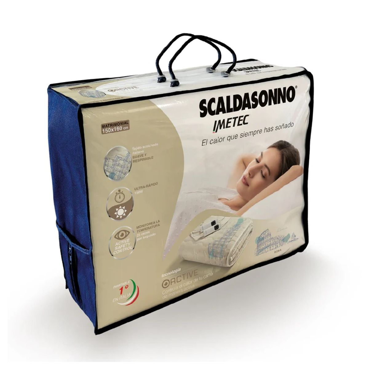 IMETEC - Cobertor Calientacamas City Active Roma Matrimonial