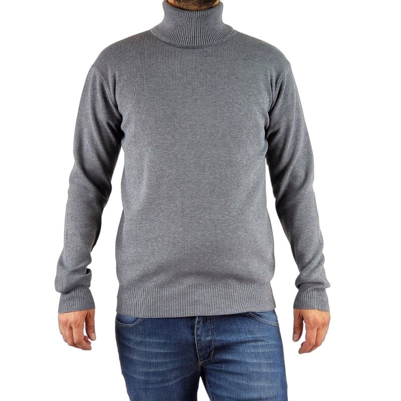 LIKE SHOP - Sweater Tejido Hombre Cuello Subido Beatle. 096