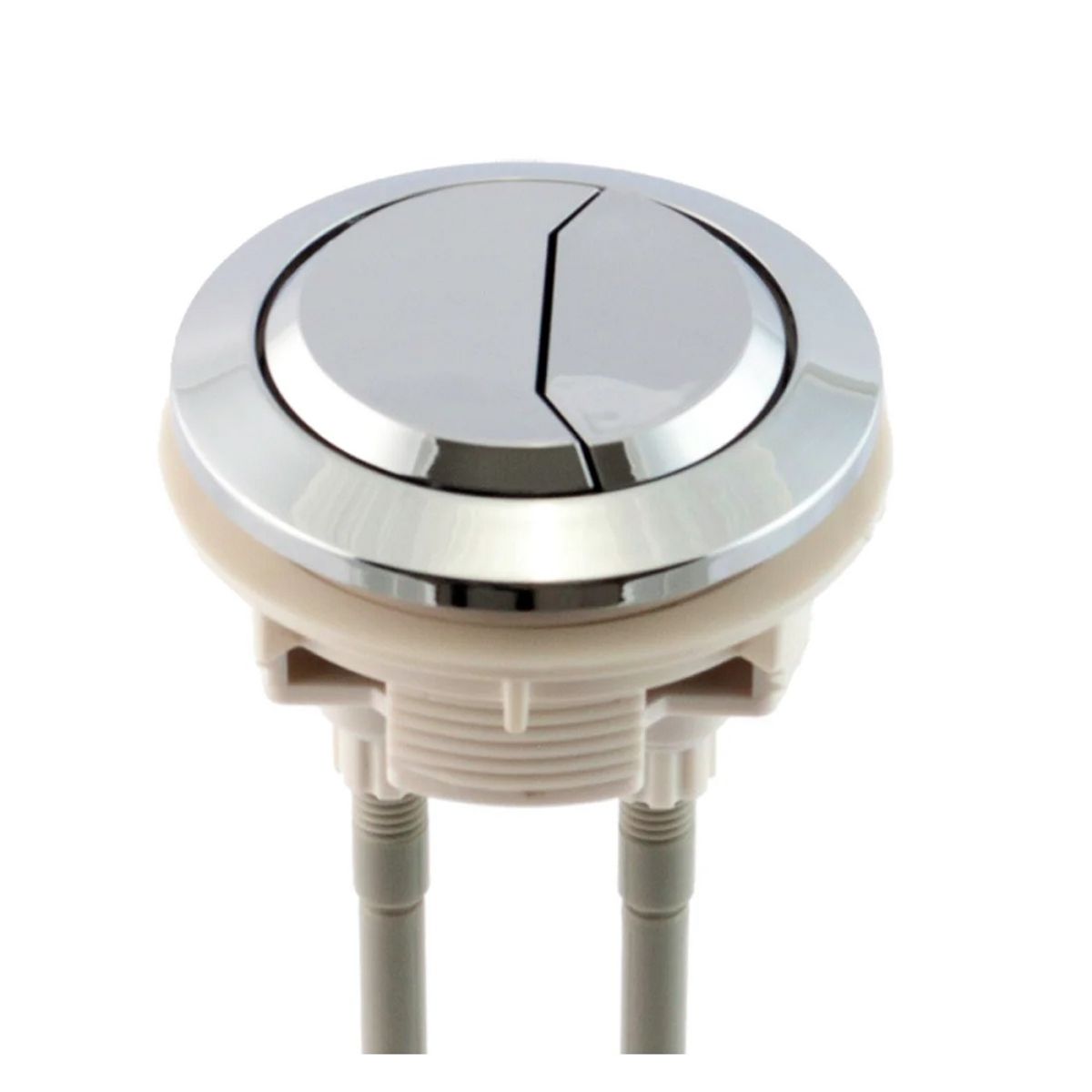 BOTON DE WC CROMADO 2-ETAPAS 58MM CTE., marca GENERICO - Foto Principal