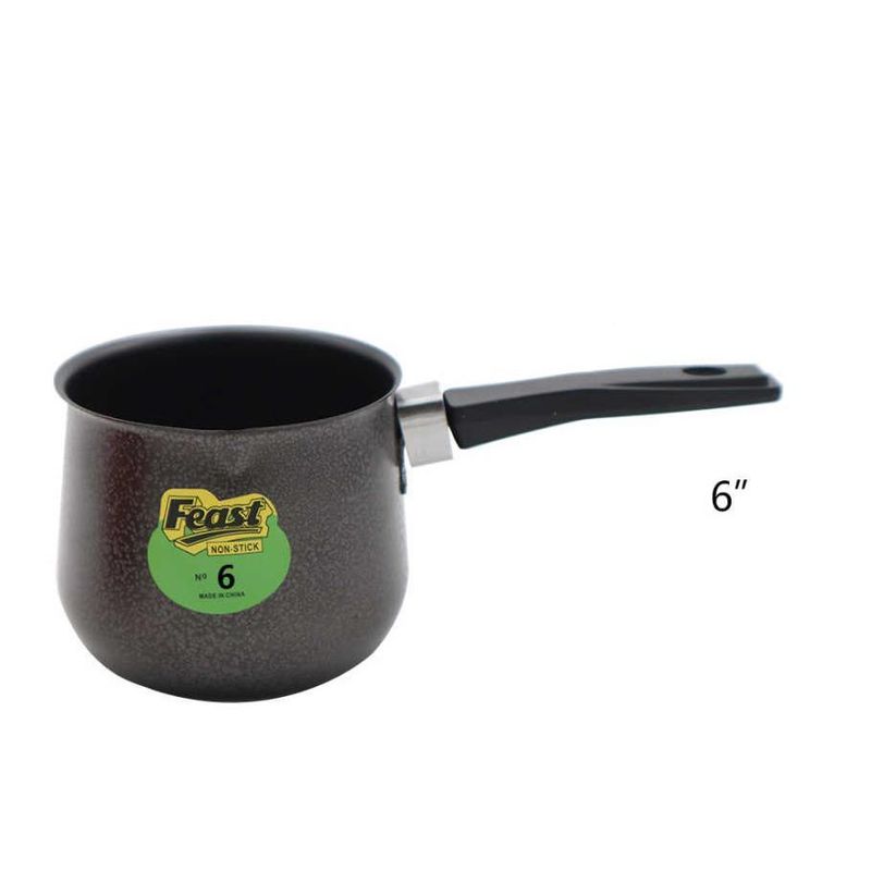 GENERICO - Lechera Olla Aluminio Café