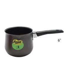GENERICO - Lechera Olla Aluminio Café