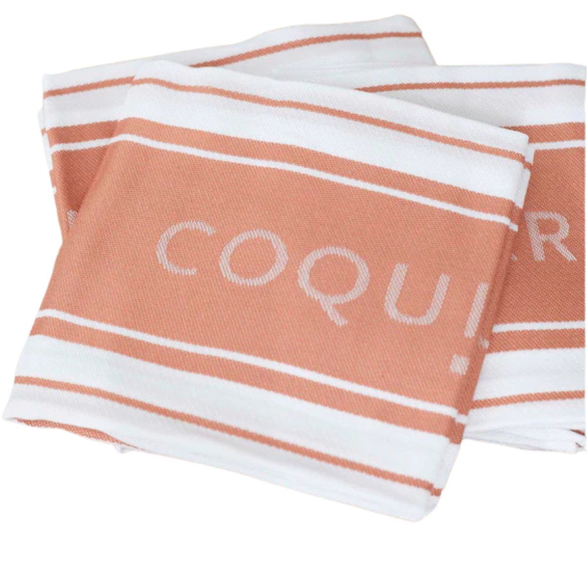 COQUINARIA - Set 4 Paños de Cocina Rojos Coquinaria