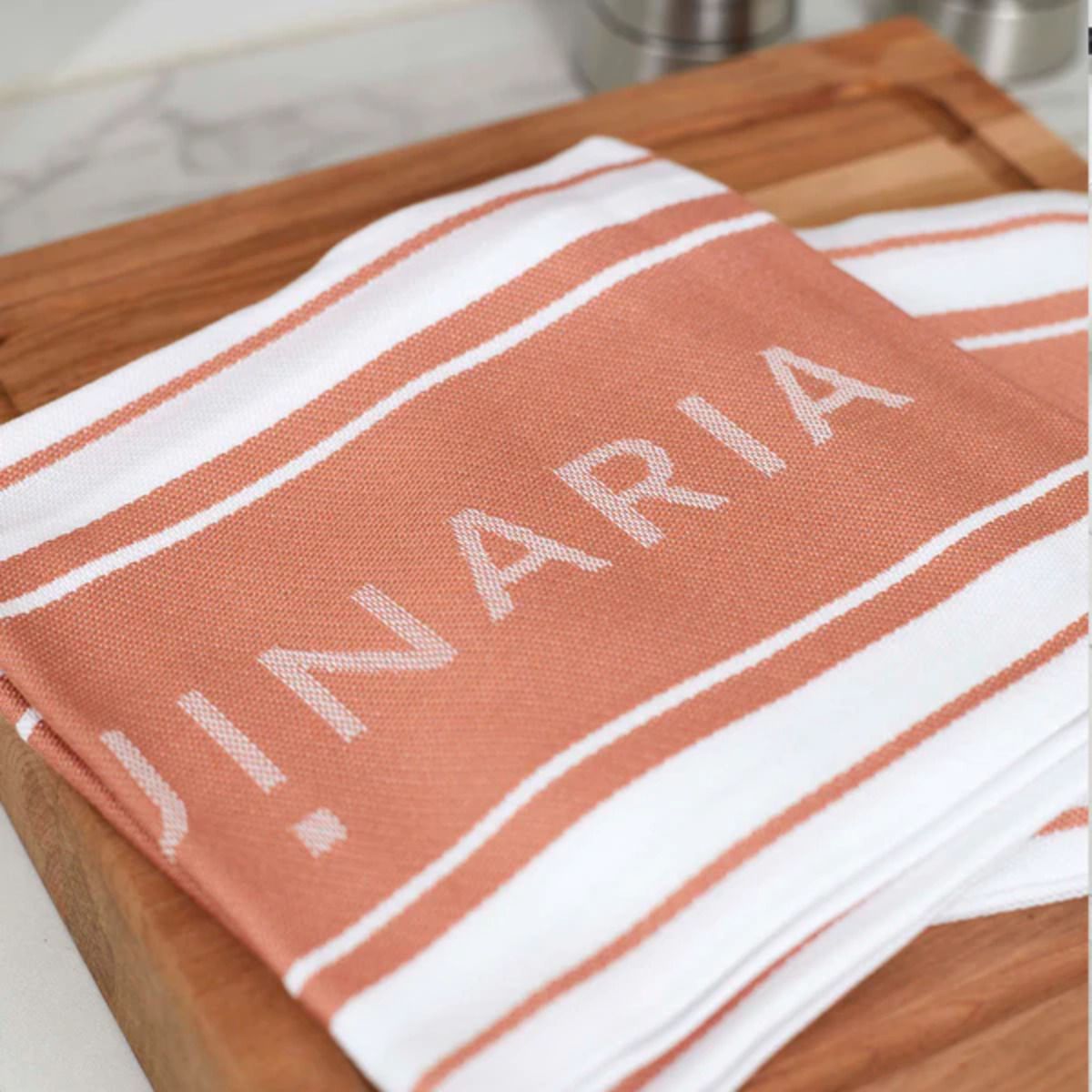 COQUINARIA - Set 4 Paños de Cocina Rojos Coquinaria