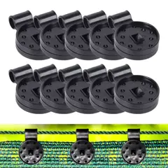 GENERICO - 10 Gancho Clip Para Fijación Lona Toldo Mallas Carpa Camping