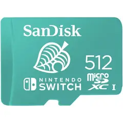 SANDISK - Tarjeta MicroSD 512GB Nintendo Switch UHS-I U3