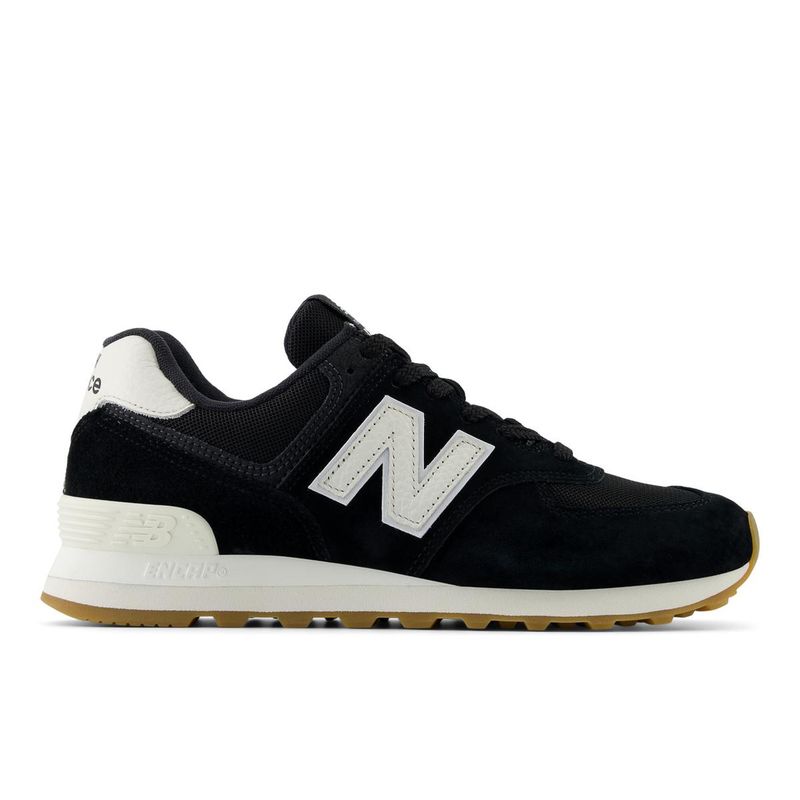 NEW BALANCE - Zapatillas Urbanas Hombre New Balance 574 Negra/Blanco