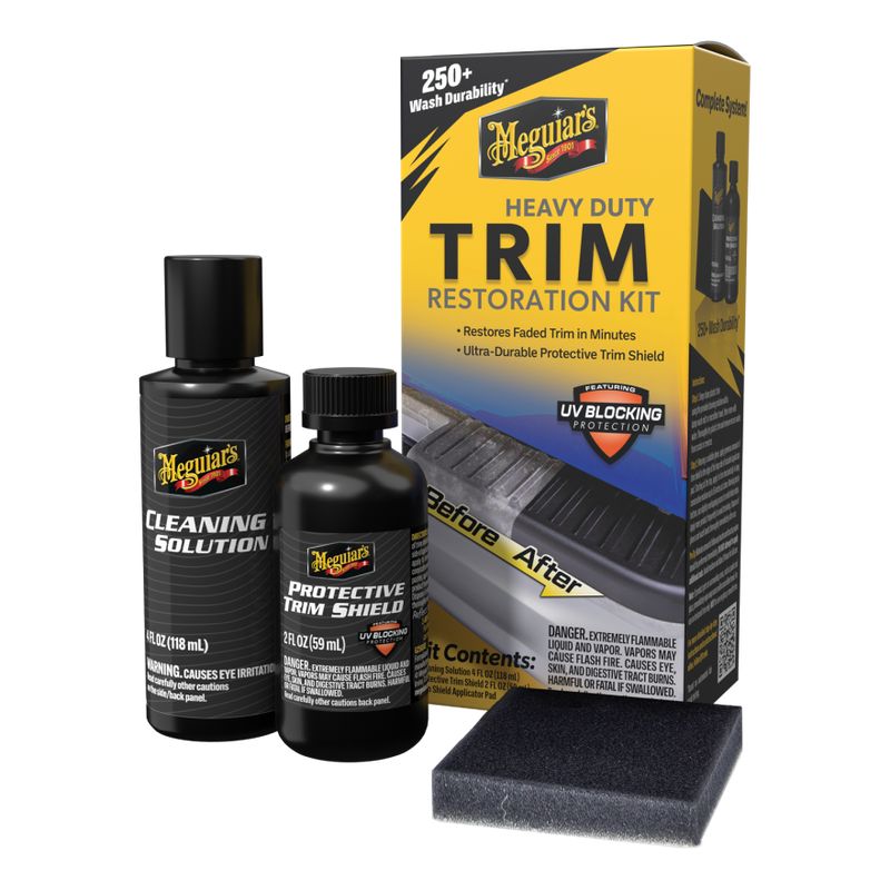 MEGUIARS - Kit Restaurador de Plásticos Exteriores Meguiar’s Heavy Duty