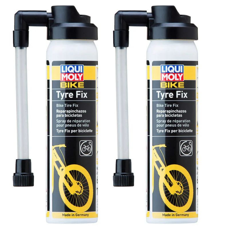 LIQUI MOLY - Sellador De Neumaticos Liqui Moly Bike Tyre Fix 75ml X2