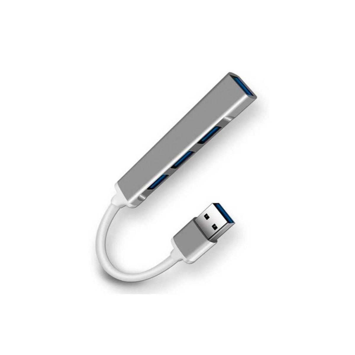 EON - Hub Metal 4 Puertos Usb 3.0 Ultra Rapido Splitter Expansión