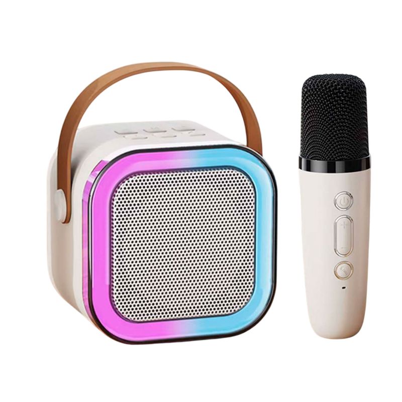 ALPHA - Mini Parlante  Karaoke con 1 Microfono