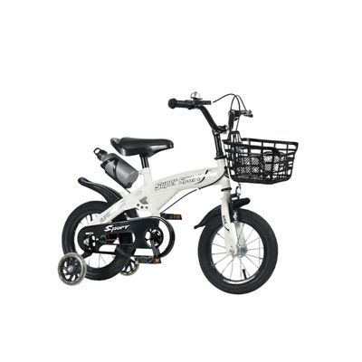 Imagen 2 del producto Bicicleta Aro 16 con Cesta, Ruedas y Botellón de Agua Blanco