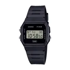 CASIO - Reloj F-91WB-1ADF Unisexo Digital