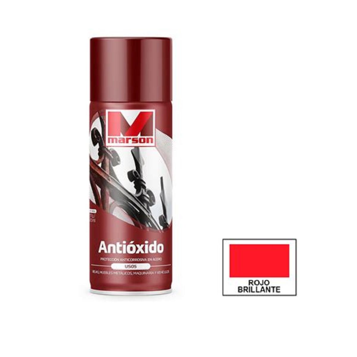 MARSON - PINTURA EN SPRAY ANTICORROSIVO ROJO MARSON 485ML