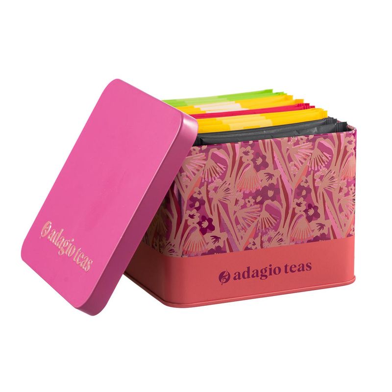 ADAGIO TEAS - Pack Té 5 Colores Rosado Diseños 15 Teabags