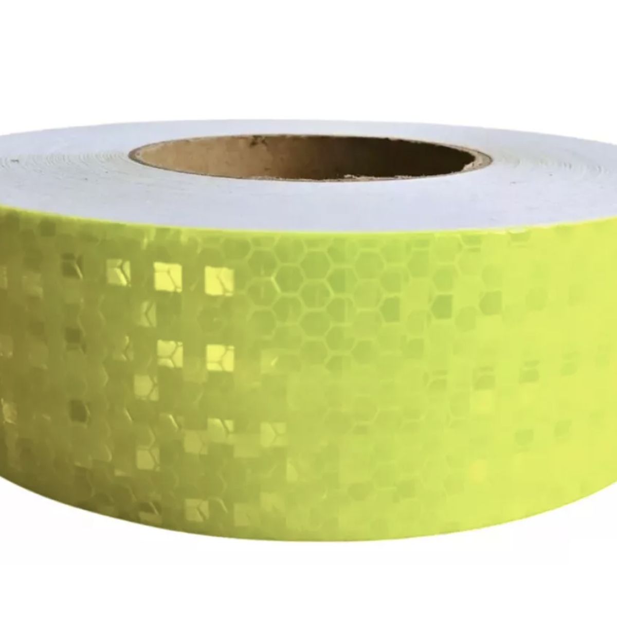 GENERICO - Cinta Reflectante Verde limón 5 cm x 25 mts