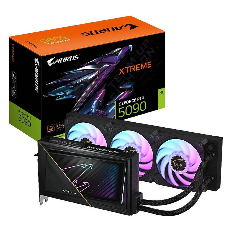 GIGABYTE - T. de Video Gigabyte GeForce RTX 5090 XTREME WATERFORCE 32G