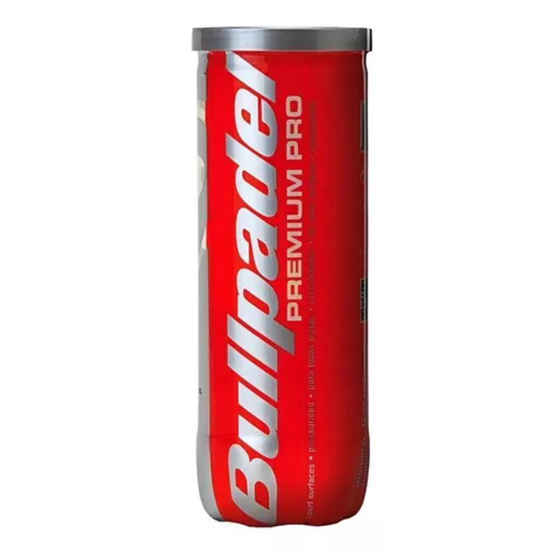 GENERICO - Tubo de pelotas de pádel Bullpadel x3 premium importadas