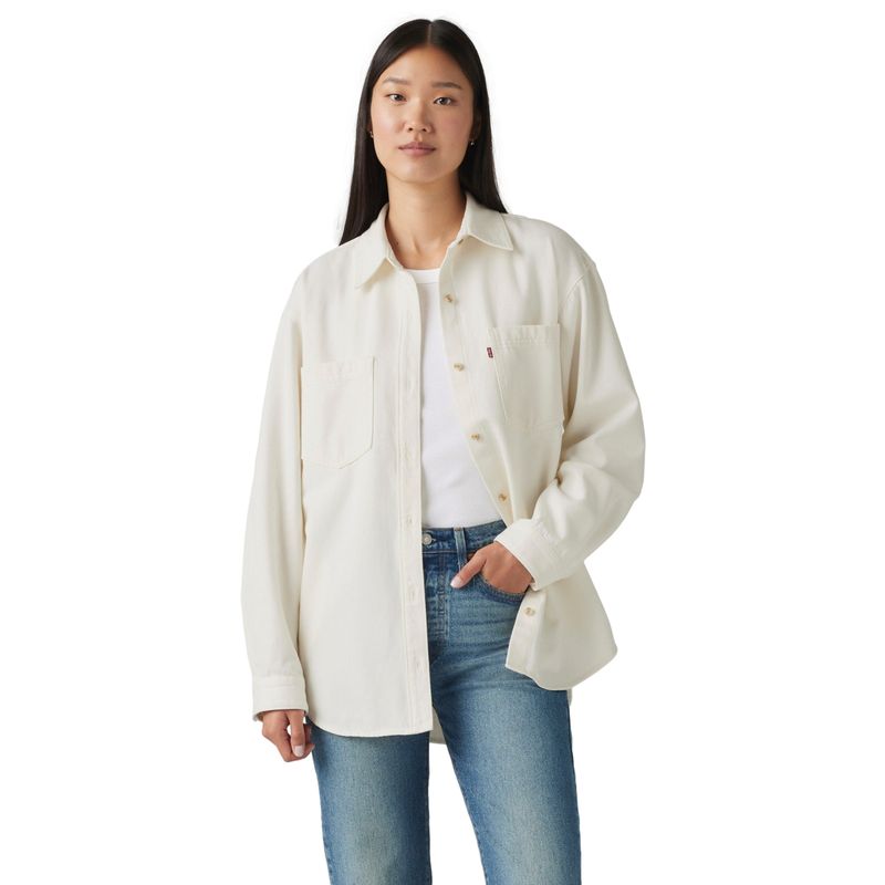 LEVIS - Camisa Mujer Iris Non Denim Shirt Blanco Levis