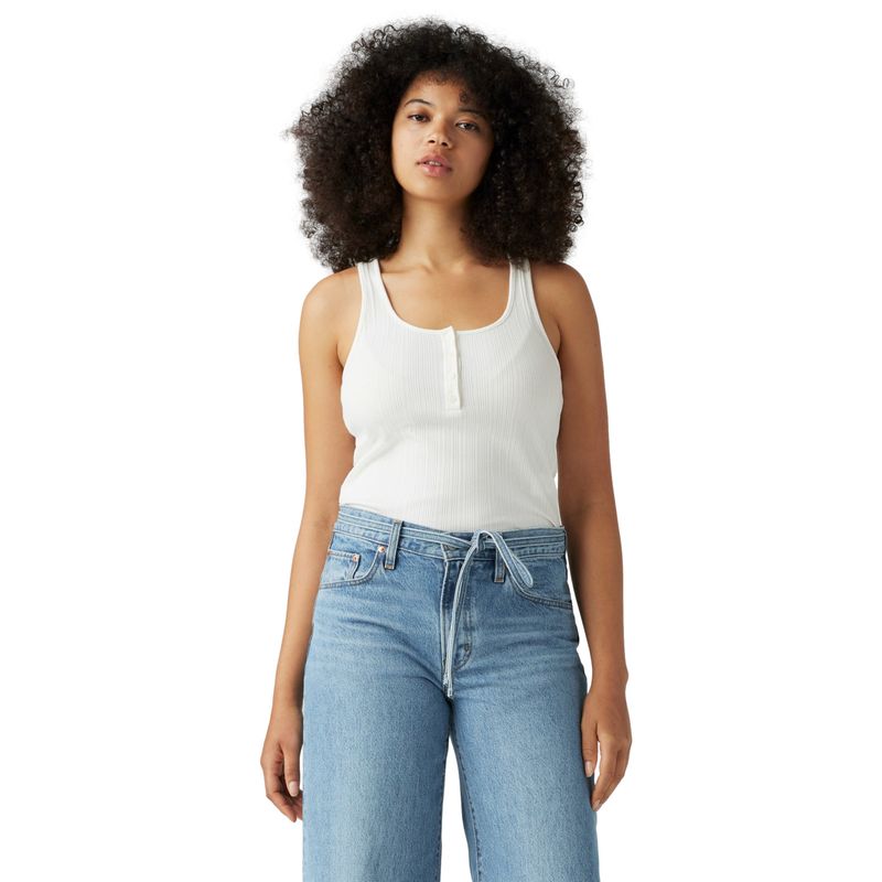 LEVIS - Polera Mujer Dry Goods Vacationer Tnk Beige Levis