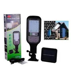 GENERICO - Lampara Solar 120w Con Panel Solar Sensor Control Int Ext
