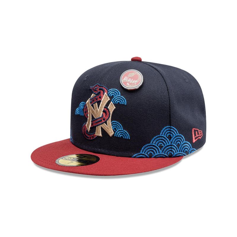 NEW ERA - Gorra 59Fifty New York Yankees MLB Lunar New Year 2025 Navy