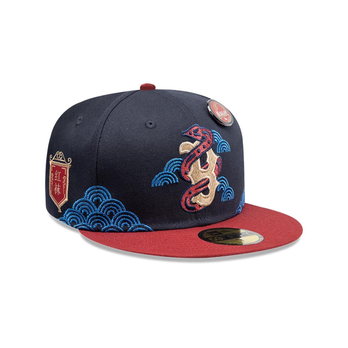 NEW ERA - Gorra 59Fifty Boston Red Sox MLB Lunar New Year 2025 Azul