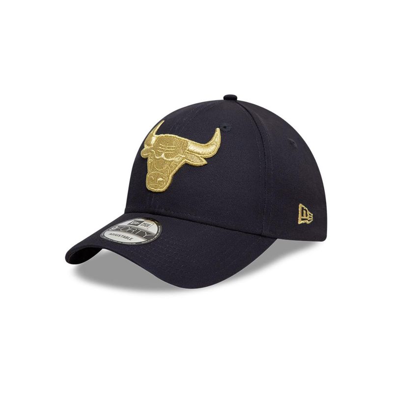 NEW ERA - Gorra 9Forty Chicago Bulls NBA Metallic Navy
