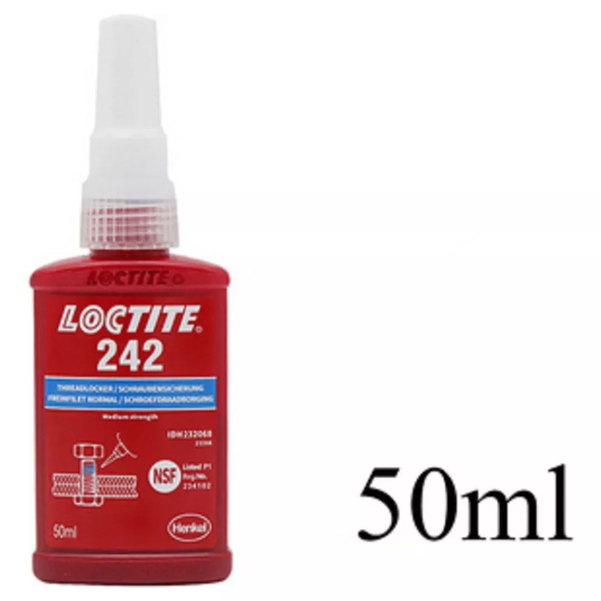 LOCTITE - Loctite 242 Traba Perno Azul 50ml Viscosidad: 1200/5000