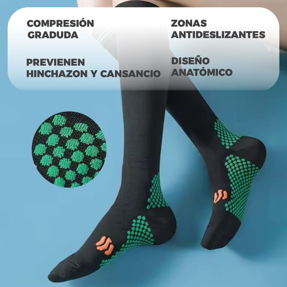 ALPHA - Medias Compresion Anti Varices