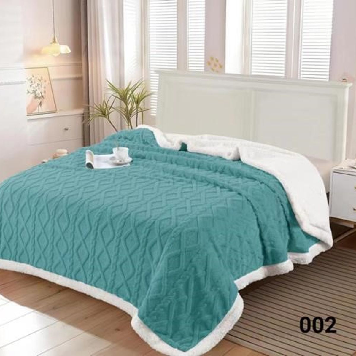 GENERICO - Frazada Polar - Manta termica con Chiporro 1,5 plaza Calipso