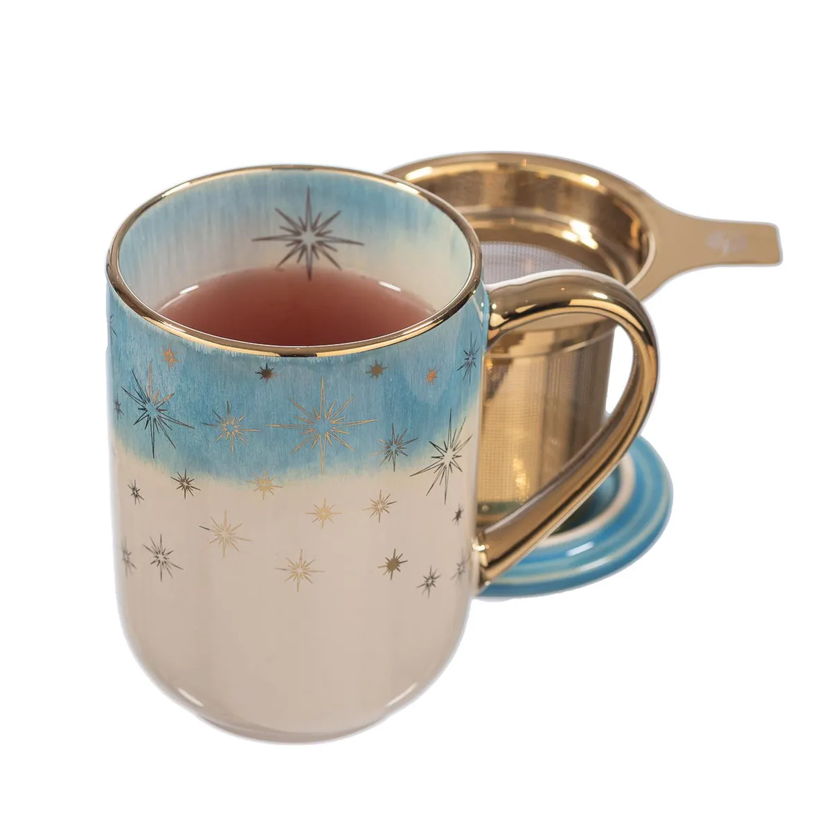 ADAGIO TEAS - Mug Bhoro Cerámica Turquesa 425 ml