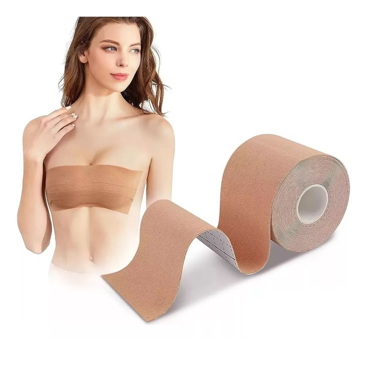 OEM - Levanta Busto Boob Tape Cinta 5cm Seno Sujetador Invisible Beige